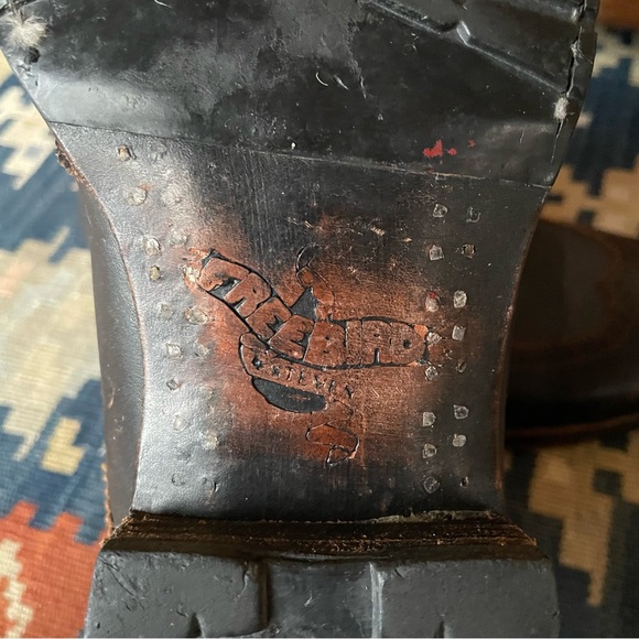 Freebird Oscar Boots Brown Distressed Leather - Picture 6 of 9